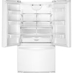 Whirlpool Standard-Depth 22.1-cu ft 3 -Door 35-in Wide French Door Refrigerator with Water Dispenser ( White ) ENERGY STAR Certified