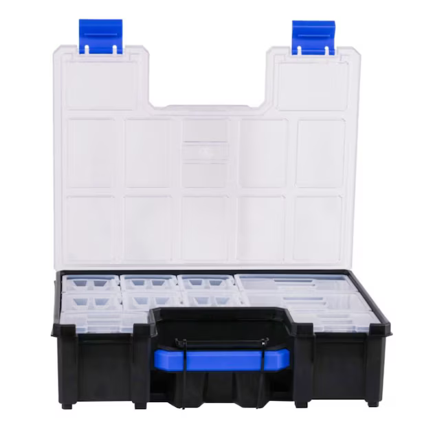 Kobalt 10-Compartment Large Plastic Small Parts Organizer, KWDC100  #4952311  *JR2507, Retail: $29.98, FINAL PRICE: $17.99 + TAX