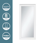 LARSON Signature Selection 32-in x 81-in White Aluminum Reversible Hinge Storm Door Full-view with Interchangeable Screen (Handle Not Included), 14904031  #758238 *JR2508, Retail: $254.00, FINAL PRICE: $149.99 + TAX