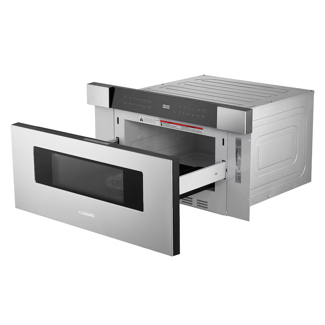 Cosmo 30-in 1.2-cu ft 1000-Watt Microwave Drawer (Stainless Steel), COS-MWD3012NHSS *JR2510, Retail: $1,699.99, FINAL PRICE: $899.99 + TAX