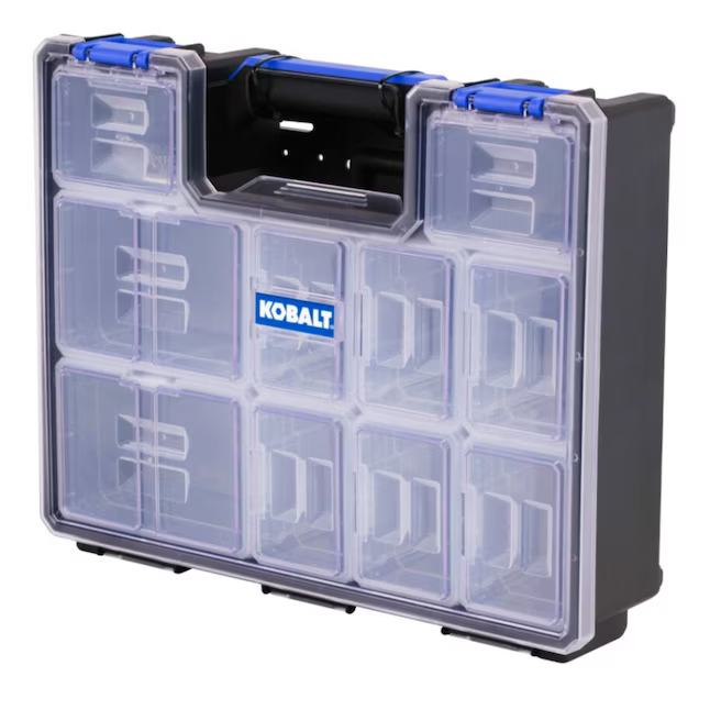 Kobalt 10-Compartment Large Plastic Small Parts Organizer, KWDC100  #4952311  *JR2507, Retail: $29.98, FINAL PRICE: $17.99 + TAX