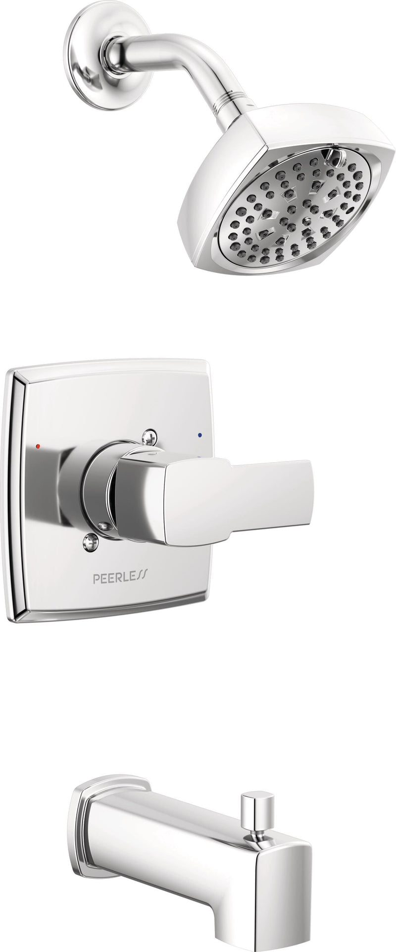 Peerless Ezra Tub and SHower Trim Kit in Chrome ( Valve not Included ), PTT14471, MSRP: $93.06, FINAL PRICE: $39.99 + TAX