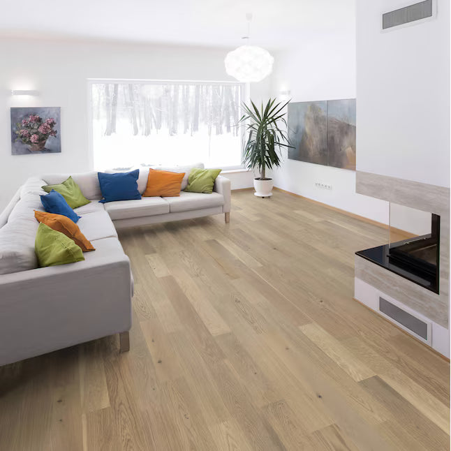 Firenze European Oak 1/2-in T x 5-in W EK5A01TG,  Wirebrushed Engineered Hardwood Flooring FINAL PRICE: $2.99/sf