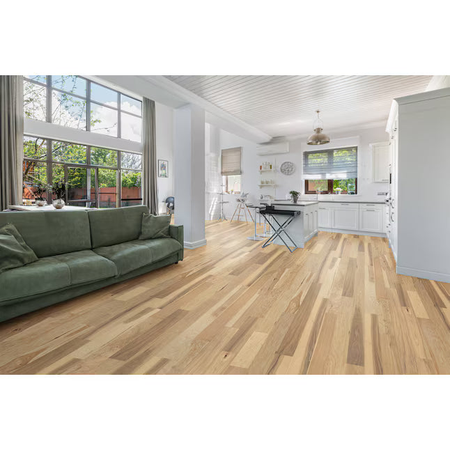 Natural Hickory1/2-in T x 5-in W EH5A10ATG ,  Wirebrushed Engineered Hardwood Flooring FINAL PRICE: $2.99/sf