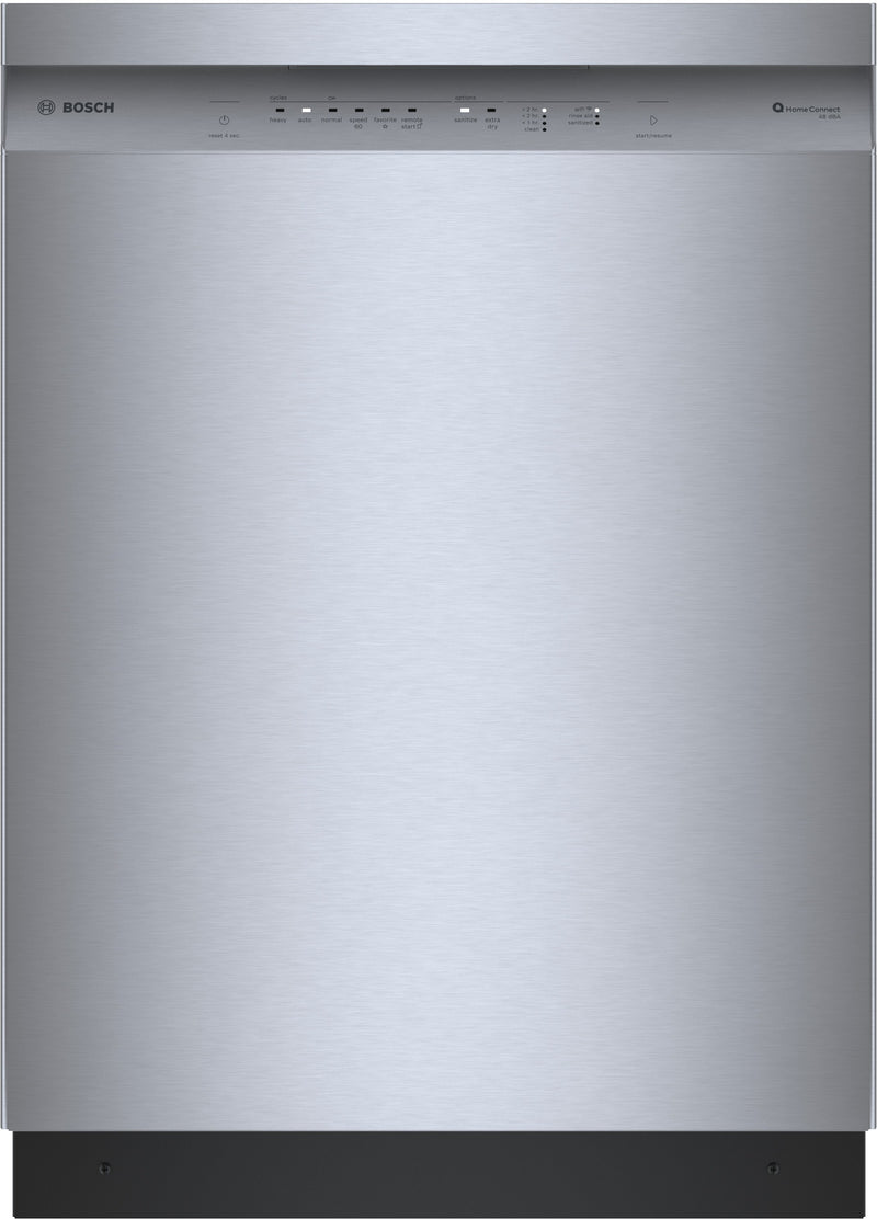 Bosch 100 Series 24-in Front Control Built-in Dishwasher ( Stainless Steel ) , PrecisionWash and PureDry , 48-Decibel