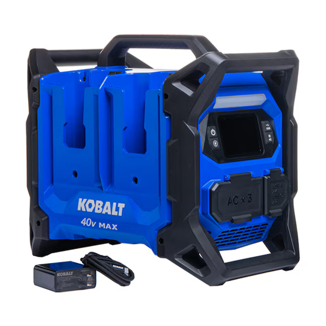 Kobalt K40 1800-Watts Portable Power Station (Batteries NOT Included), KBS 1040B-03 #5418357 *JR2512, Retail: $699.00, FINAL PRICE: $349.99 + TAX