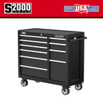 CRAFTSMAN 2000 Series 41.28-in W x 38.05-in H 10 -Drawer Steel Rolling Tool Cabinet ( Black ) [FBM-302]
