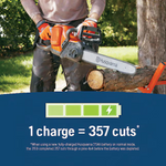 Husqvarna Power Axe 350i 40-volt 18-in Battery 7.5 Ah Chainsaw Battery + Charger Included, 970601202 #5203575  *JR2512, Retail: $479.99, FINAL PRICE: $349.99 + TAX