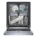 Bosch 100 Series 24-in Front Control Built-in Dishwasher ( Stainless Steel ) , PrecisionWash and PureDry , 48-Decibel