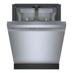 Bosch 100 Series 24-in Front Control Built-in Dishwasher ( Stainless Steel ) , PrecisionWash and PureDry , 48-Decibel