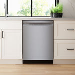 Bosch 100 Series 24-in Front Control Built-in Dishwasher ( Stainless Steel ) , PrecisionWash and PureDry , 48-Decibel