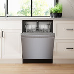 Bosch 100 Series 24-in Front Control Built-in Dishwasher ( Stainless Steel ) , PrecisionWash and PureDry , 48-Decibel