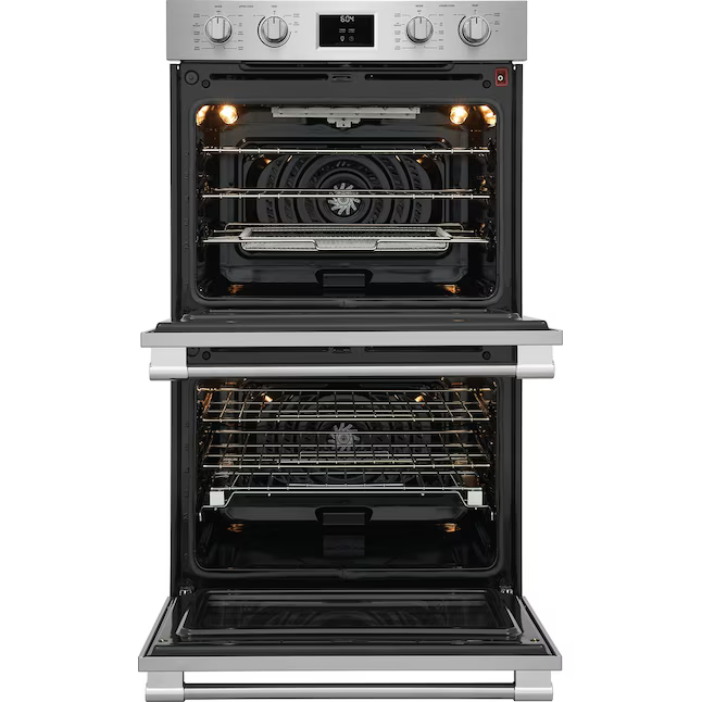 Frigidaire Professional 30-in Double Electric Wall Oven with Total Convection in Stainless Steel, PCWD3080AF *JR2509, Retail: $3,999.00, FINAL PRICE: $1,999.99 + TAX