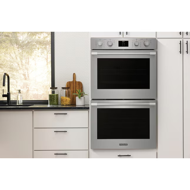 Frigidaire Professional 30-in Double Electric Wall Oven with Total Convection in Stainless Steel, PCWD3080AF *JR2509, Retail: $3,999.00, FINAL PRICE: $1,999.99 + TAX