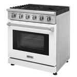 KOSTCH 30-in 5 burners 4.55-cu ft Convection Oven Freestanding Natural Gas Range (White), KOS-30RG03M-W *JR2510, Retail: $1,899.00, FINAL PRICE: $1,199.99 + TAX