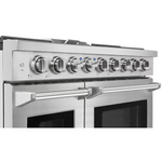 KOSTCH 48-in 7 burners 4.6-cu ft / 2.2-cu ft Convection Oven Freestanding Double Oven Gas Range (Stainless Steel), KOS-48RG03M-S *JR2512, Retail: $3,999.00, FINAL PRICE: $2,199.99 + TAX