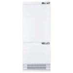 Thor Kitchen X Series 16.1-cu ft Counter-Depth 30-in Wide Built-In Bottom-Freezer Refrigerator with Ice Maker ( Custom panel ready ) ENERGY, XRF3016BBP, FINAL PRICE: $4,399.99 + TAX