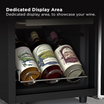 TCL 13.6-in W 18 -Bottles Stainless Steel Freestanding Indoor Wine Cooler, WC18L1S *JR2510, Retail: $349.00, FINAL PRICE: $199.99 + TAX