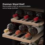 TCL 13.6-in W 18 -Bottles Stainless Steel Freestanding Indoor Wine Cooler, WC18L1S *JR2510, Retail: $349.00, FINAL PRICE: $199.99 + TAX