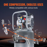 VEVOR 13-Gallon Electric 125 PSI Vertical Air Compressor with Accessories Included