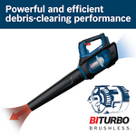 Bosch Profactor 18v 450-CFM 123-MPH Cordless Battery Handheld Leaf Blower (Battery and Charger NOT Included), GBL18V-450N *JR2511, Retail: $249.00, FINAL PRICE: $139.99 + TAX