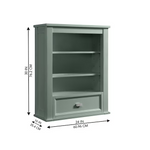 Alpine Reserve Canterbury 24-in x 30-in x 10-in Sea Green Soft Close Bathroom Wall Cabinet, 1227WC-24-326, FINAL PRICE: $49.99 + Tax