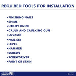 RELIABILT 36-in x 80-in x 4-9/16-in Steel Left-hand inswing Prehung Residential Insulating core Front Door