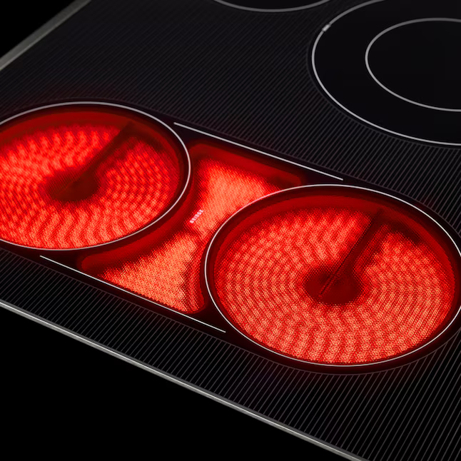 Maytag 30-in 4 Burners Smooth Surface (Radiant) Stainless Steel Electric Cooktop with Bridge Element, MEC8830HS/01 *JR2509, Retail: $1,349.00, FINAL PRICE: $649.99 + TAX