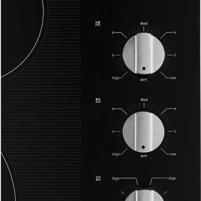 Maytag 30-in 4 Burners Smooth Surface (Radiant) Stainless Steel Electric Cooktop with Bridge Element, MEC8830HS/01 *JR2509, Retail: $1,349.00, FINAL PRICE: $649.99 + TAX