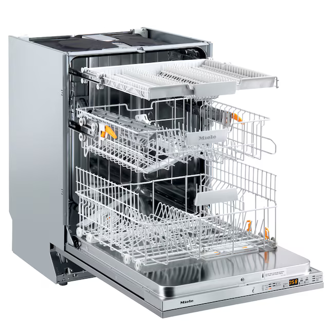 Miele AutoDos 24-in Top Control Built-in Dishwasher With Third Rack (Fingerprint Resistant Clean Touch Steel) ENERGY STAR 43-dBA, G 7176 SCVi SF *JR2507, Retail: $1,849.00, FINAL PRICE: $999.99 + TAX