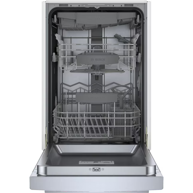 Bosch 800 Series 18-in Front Control Built-in Dishwasher With Third Rack (Stainless Steel) 44-dBA, SPE68C75UC *JR2512, Retail: $1,399.00, FINAL PRICE: $999.99 + TAX
