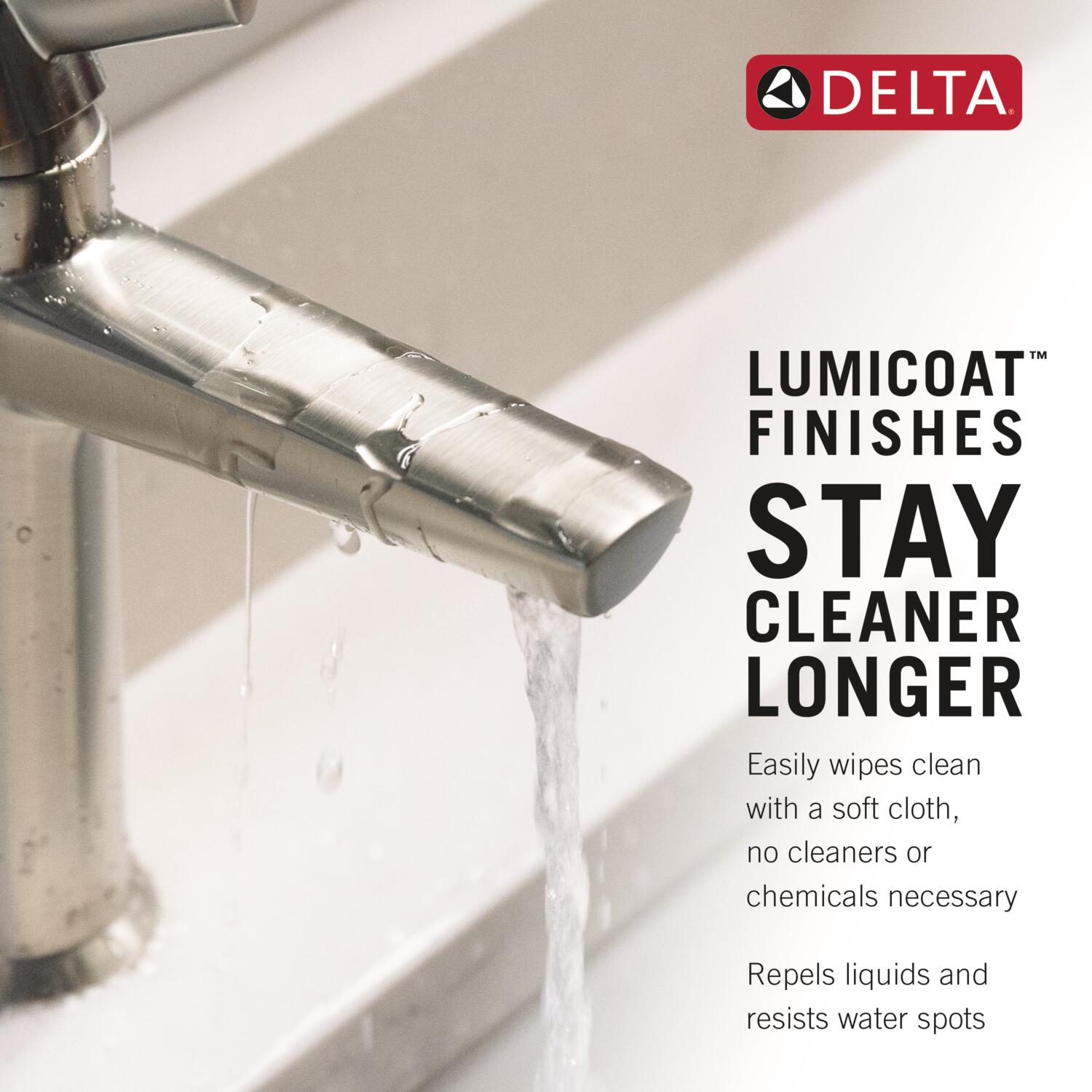 Delta Stryke Two Handle Widespread Bathroom Faucet in Lumicoat Chrome, 357756-PR-MPU-DST, MRSP: $529, FINAL PRICE: $249.99 + TAX