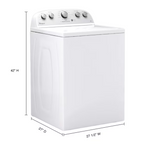 Whirlpool Deep Water Wash 3.5 cu ft High Efficiency Agitator Small Top-Load Washer (White), WTW4816FW/3 *JR2509, Retail: $699.00, FINAL PRICE: $399.99 + TAX