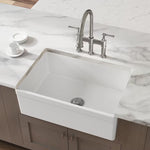 Elkay Farmhouse apron front 29.97-in x 19.93-in Fireclay Single bowl Kitchen Sink, SWUF28179WH, FINAL PRICE: $399.99 + TAX