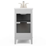 Alpine Reserve Alcova 18-in Gray Undermount Single sink Bathroom Vanity with White Ceramic Top, LWSK18VG, 4082291, MSRP: $454.00, FINAL PRICE: $269.99 + TAX