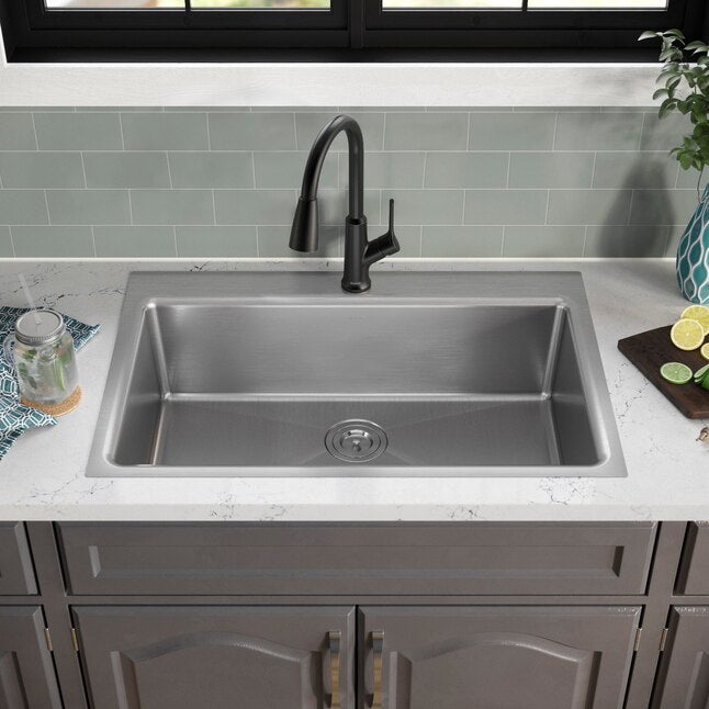 Greenwood Kitchen Faucet Matte Black Finish, LWF1410MB