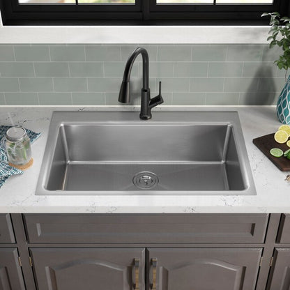 Greenwood Kitchen Faucet Matte Black Finish, LWF1410MB