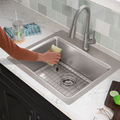 Greenwood Kitchen Faucet Lustrous Steel Finish, LWF1410LS