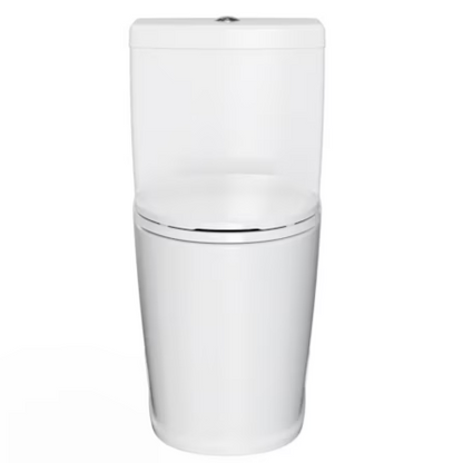 Project Source White Dual Flush Elongated Chair height Soft Close 1-piece Toilet 12-in Rough-In WaterSense 1.6 GPF, MT-60108DL