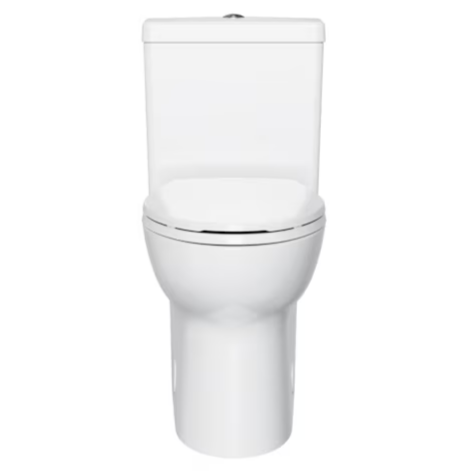 Project Source White Dual Flush Elongated Chair height Soft Close 1-piece Toilet 12-in Rough-In WaterSense 1.6 GPF, MT-60125DL
