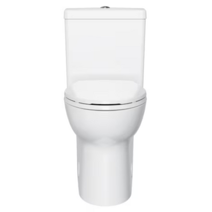 Project Source White Dual Flush Elongated Chair height Soft Close 1-piece Toilet 12-in Rough-In WaterSense 1.6 GPF, MT-60125DL