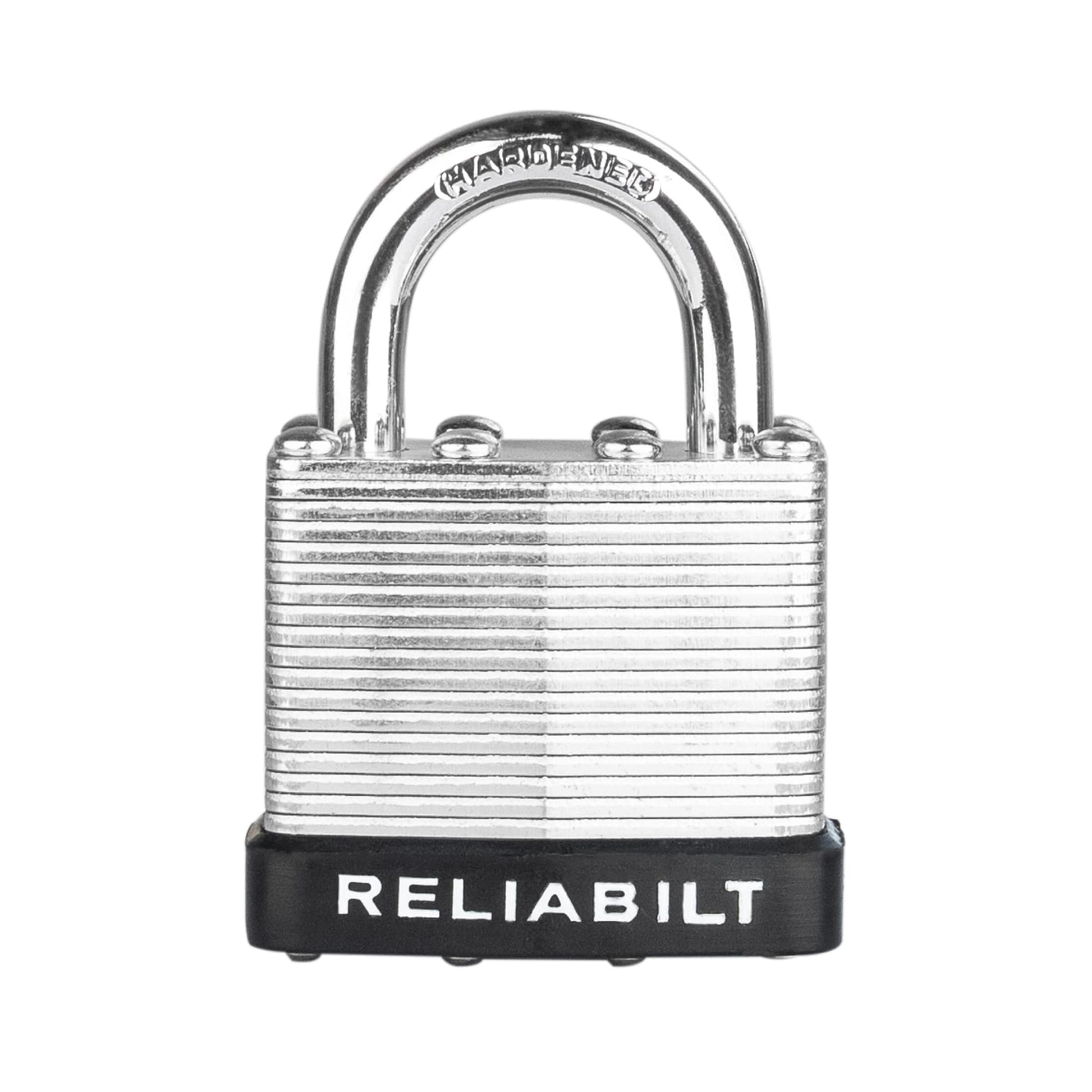 RELIABILT Keyed Padlock, 1-9/16-in Wide x 3/4-in Shackle Keyed Alike (2-Pack)