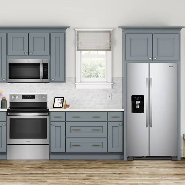 Whirlpool In Door Can Caddy 21.4-cu ft Side-by-Side Refrigerator with Ice Maker and Water and Ice Dispenser, WRS321SDHZ/13 *JR2509, Retail: $1,699.00, FINAL PRICE: $999.99 + TAX
