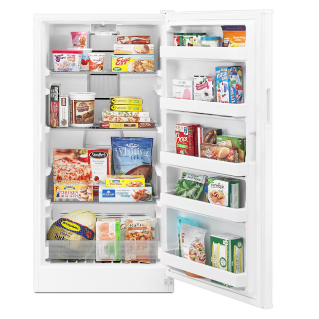 Whirlpool 15.7-cu ft Frost-free Upright Freezer (White) [FB128]