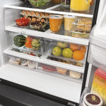 GE Standard-Depth 24.8-cu ft 3 -Door 33-in Wide French Door Refrigerator with Ice Maker with Water Dispenser ( Fingerprint-resistant Stainless Steel ) ENERGY STAR Certified