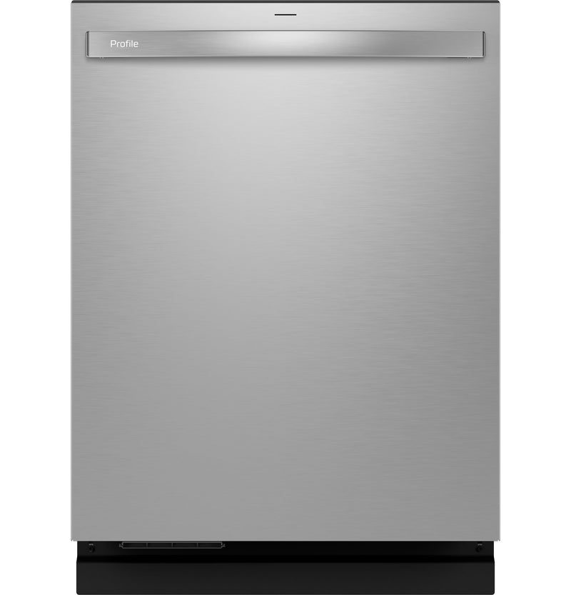 GE Profile 24-in Top Control Built-in Dishwasher ( Fingerprint Resistant Stainless Steel ) With Third Rack,