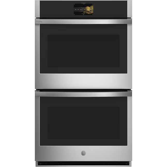 GE Profile 30-in Smart Compatible Double Electric Wall Oven with Air Fry Self + Steam Cleaning (Stainless Steel), PTD7000SNSS *HD2509, Retail: $4,699.00, FINAL PRICE: $1,999.99 + TAX