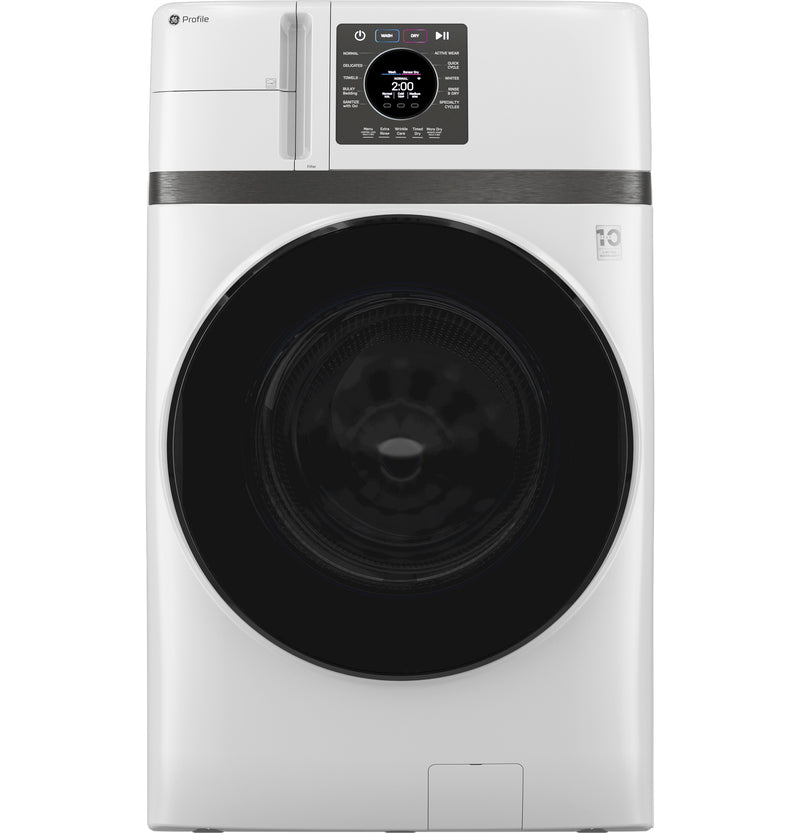 GE Profile with Pet Hair Removal Compact 4.6-cu ft Ventless All-In-One Washer Dryer Combo ( White )