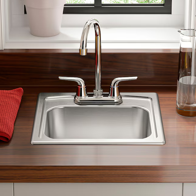 KOHLER Toccata 15-in L x 15-in W Stainless Steel Drop-in Residential Bar Sink, R3349-2-NA *JR2510, Retail: $179.00, FINAL PRICE: $79.99 + TAX