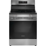 Frigidaire 30-in 5 burners 5.1-cu ft Air Fry Convection Oven Freestanding Natural Gas Range ( Stainless Steel )